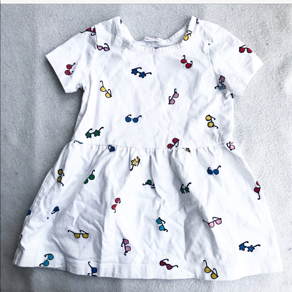 Hanna Andersson cute girl sunglasses dress 2T - Picture 1 of 5